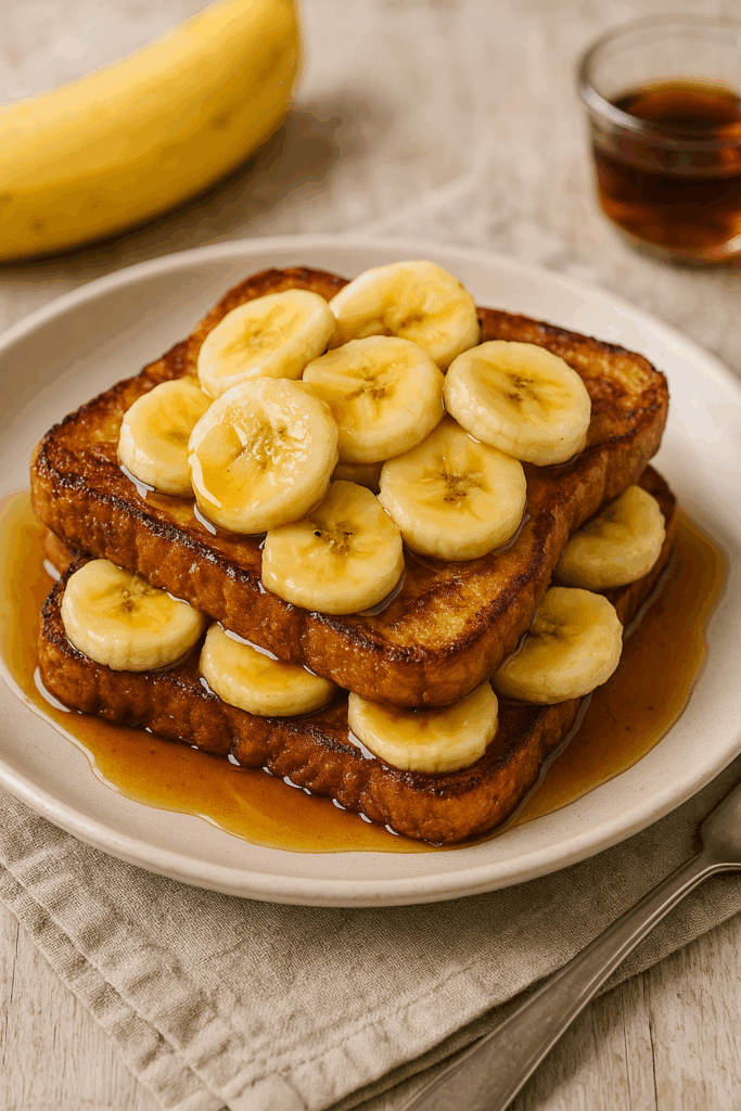 recette anti-gaspi, pain perdu banane